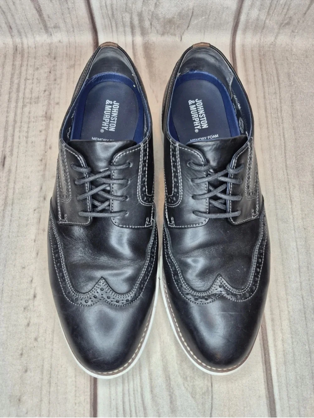 Johnston and Murphy Men's Size 9M Holden Wingtip Dress Casual Shoes